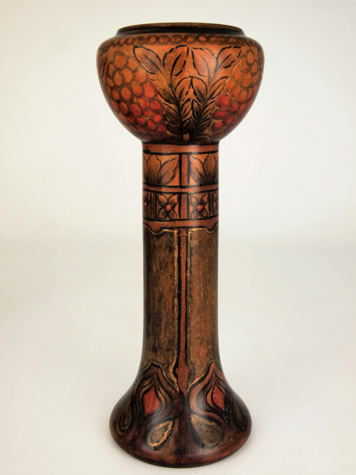 Liberty Style Wooden Vases Nouveau Deco Arts