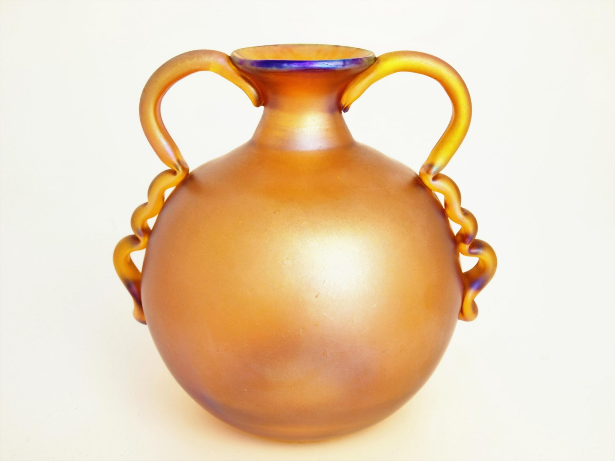 Myra Vase with Applied Handles* Nouveau Deco Arts