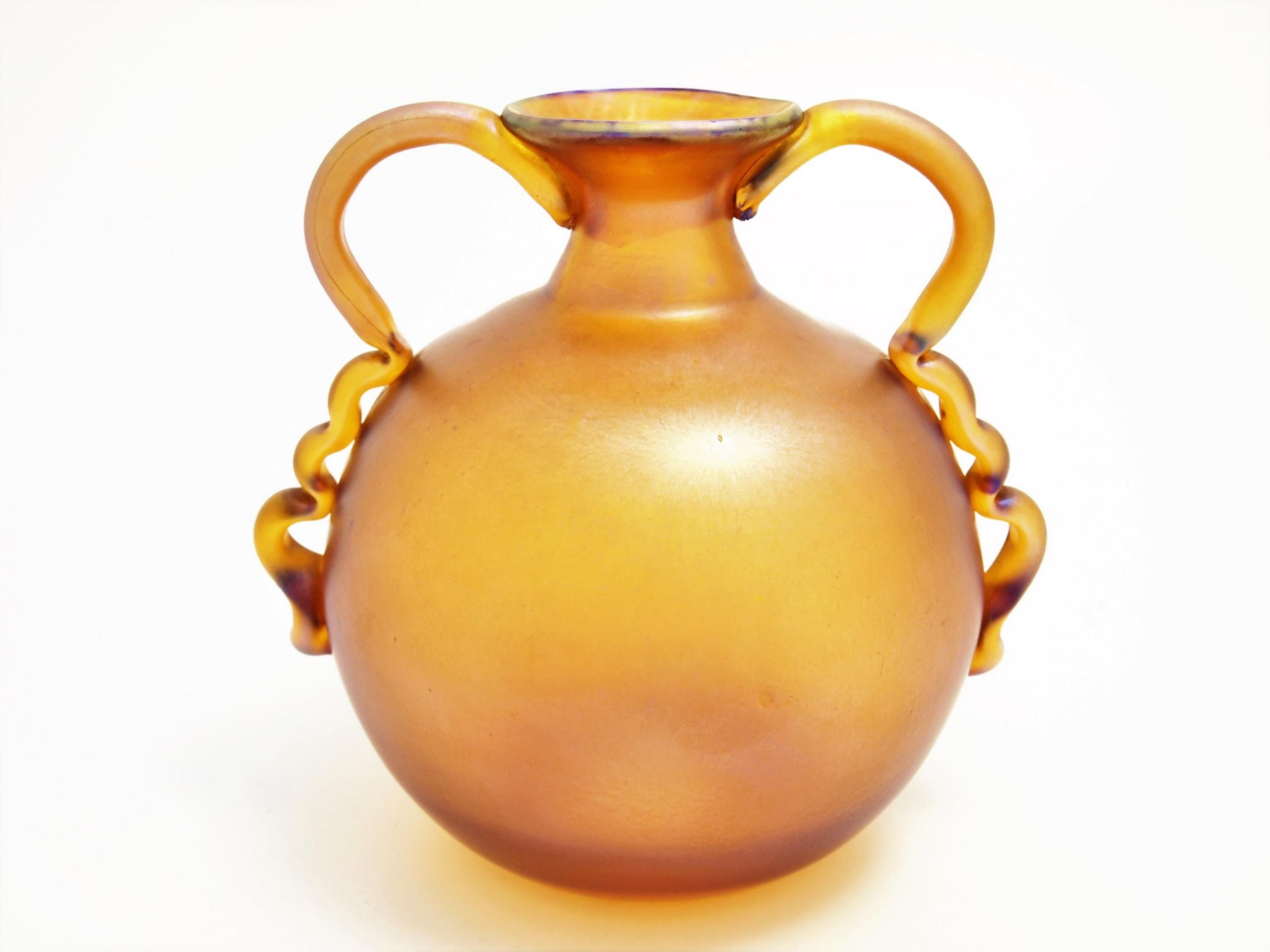 Myra Vase with Applied Handles* Nouveau Deco Arts