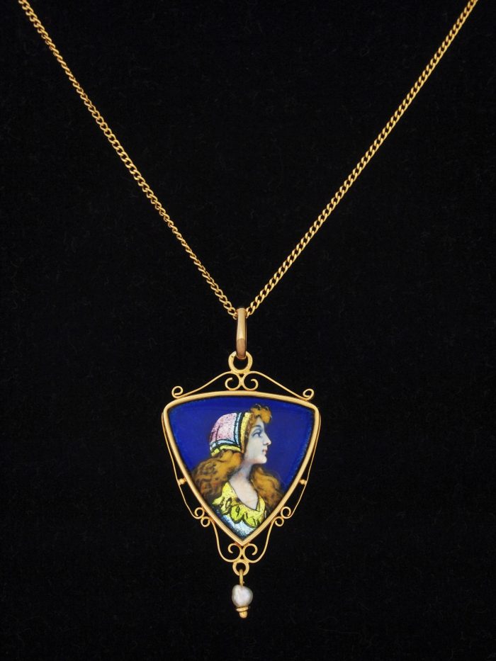 Limoges Pendant by Clément Nouveau Deco Arts