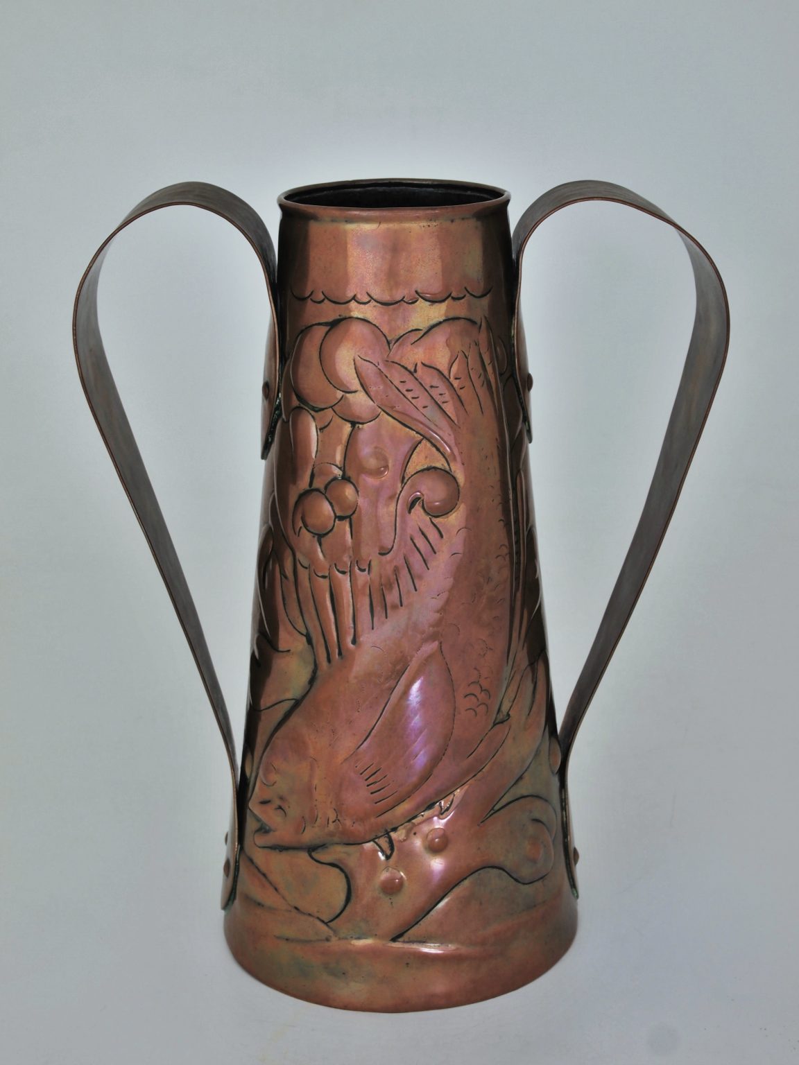 Newlyn Copper Vase Nouveau Deco Arts