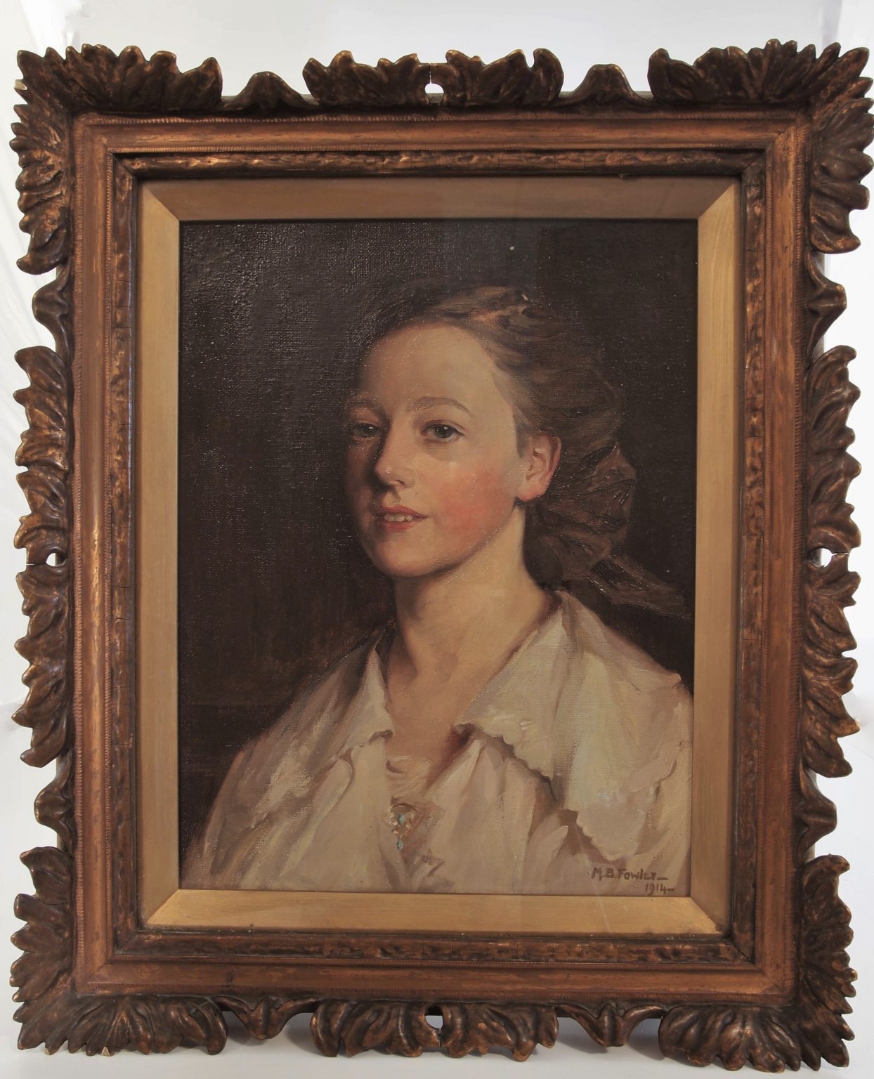 Portrait of a Lady by M.B. Fowler* - Nouveau Deco Arts