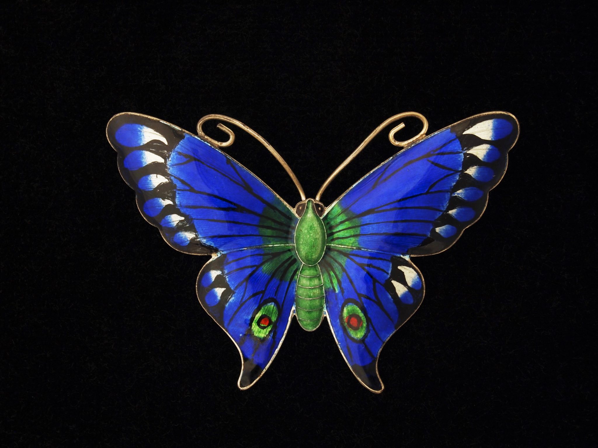 John Atkins & Sons Butterfly Brooch* Nouveau Deco Arts